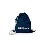 BWH Lifestyle - Sacca Blu In Cotone Con Lacci (1Pack)